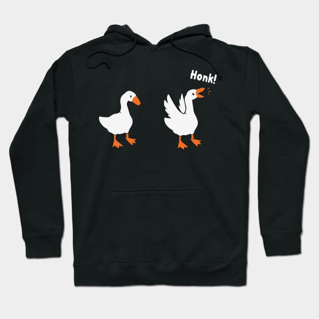 Goose Honk Hoodie by SarkasmTek